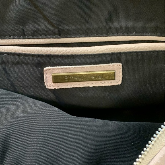 Street Level Blush Light Pink Faux Leather Bucket Bag - Picture 7 of 8